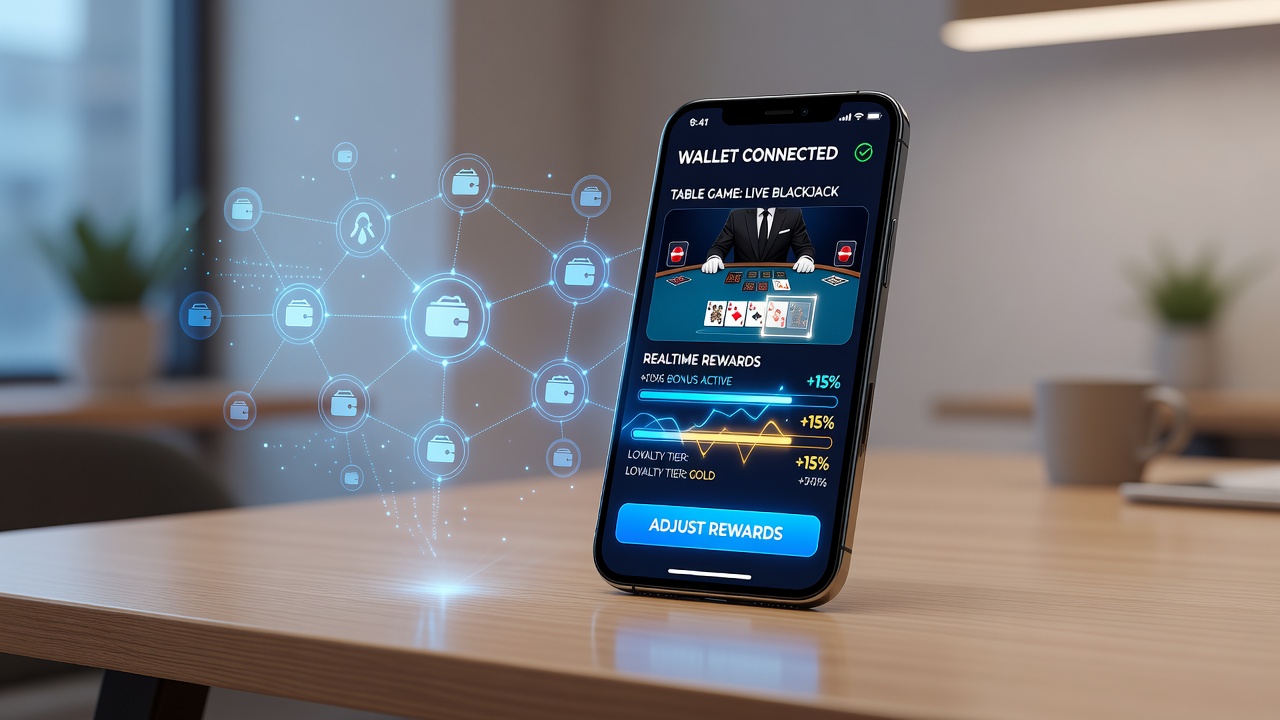 Echtzeit-Anpassungen von Belohnungen bei mobilen Tischspielen mit Wallet-Integration