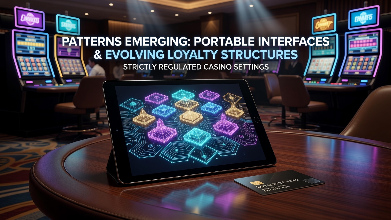Darstellung mobiler Casino-Interfaces mit Loyalty-Elementen unter deutscher Regulierung